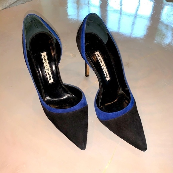 MANOLO Blahnik ‘Colette’ Half d’Orsay Pump - Picture 1 of 9